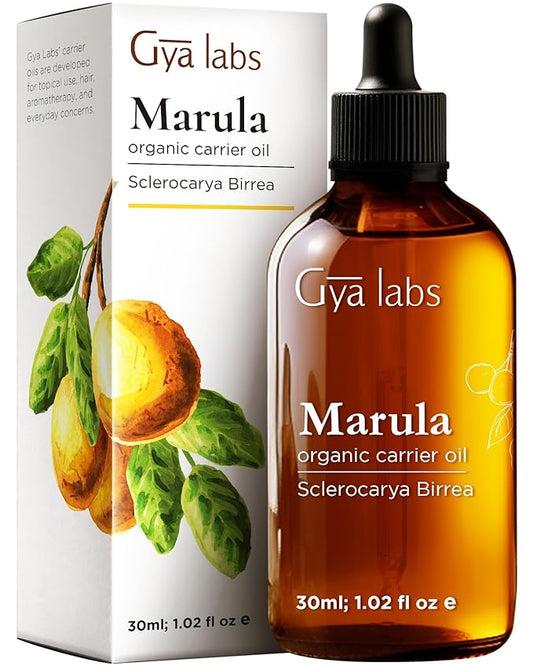 Gya Labs Marula Oil - 1 Fl Oz - Carrier Oil for Hair, Skin, Face, Scalp & Body Massage