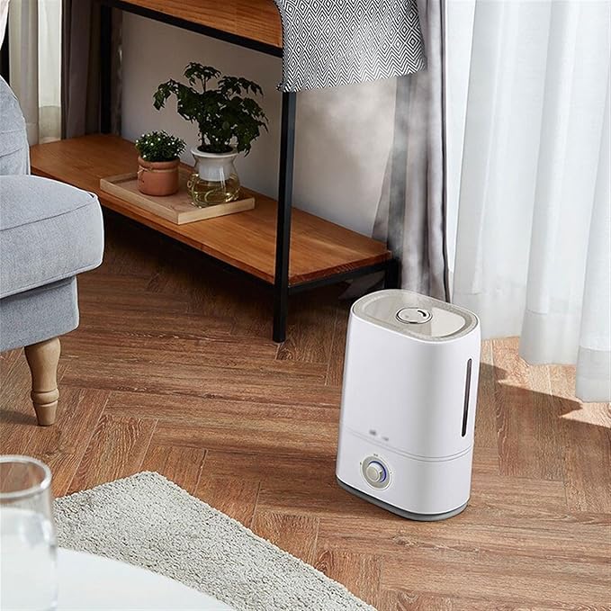 SUNESA Humidifier Home Office Humidifier Bedroom Silent Humidifier 5L Large Capacity Oil Diffuser - Adjustable -360° Rotation Nozzle - Knob Control Cool Mist Humidifier