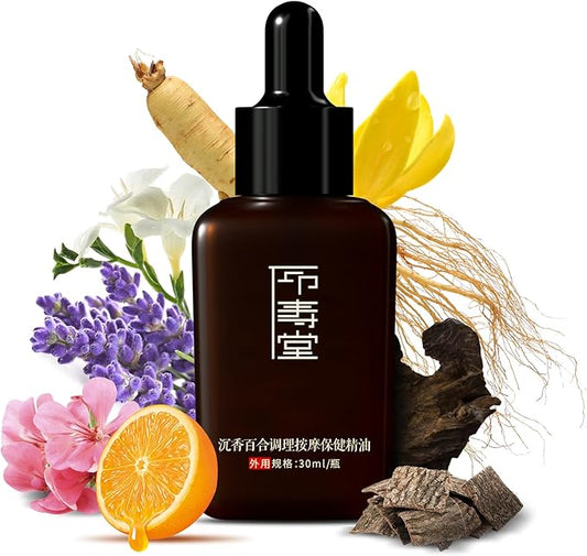 Tranquility Sleep Essential Oil Blend – Agarwood, Lavender & Ylang Ylang for Bedtime Relaxation, Calming & Deep Sleep – 30ml Natural Skin-Safe Aromatherapy by Asanté Labs (1.01 Fl Oz (Pack of 1))