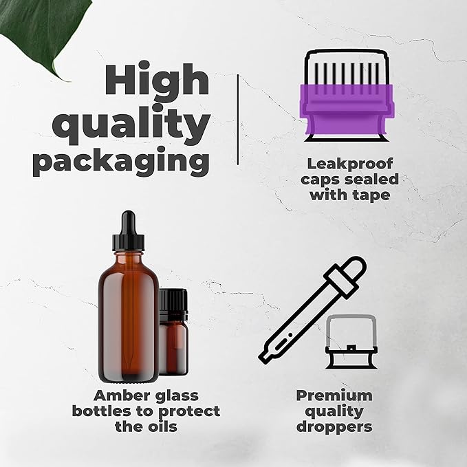Green Clover & Aloe Fragrance Oil, 4 oz 4 Pack Premium, Long Lasting Diffuser Oils, Nostalgic, Clean & Fresh Essential Oils Similar to Disney World, Relaxing Crisp Green Leaf, Beach Waves Aromatherapy