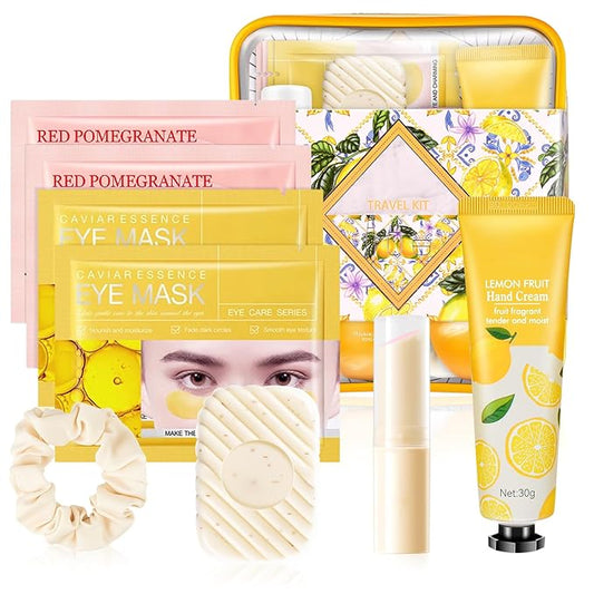 Gifts for Women Skin Care Set, 11 Pcs Skincare Kit For Women Gift Complete Travel -Size Spa Kit Skincare Gift Set Teens Birthday Galentines Day Party Favors Valentines Mothers Day Gift
