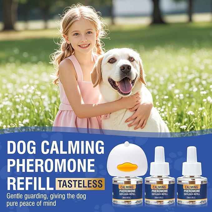 Anxiety Relief Reduce Barking Aggression Fighting Dog Pheromone Calming Diffuser Stress Appeasing Pet Pheromones Diffuser to Calm Kit