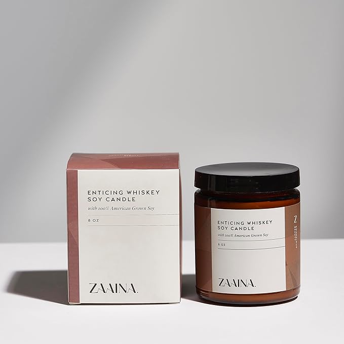 ZAAINA Men’s Self Care Package - Relaxation Spa Gift Set, Luxury Natural Handmade Grooming Kit for Husband Dad Friend, Father's Day Gifts for Men, Birthday Gifts for Him