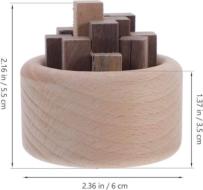 Holibanna Wood Diffuser Ornament for Home and Office Natural Beech Wood Aromatherapy Decor Handmade Essential Oil Diffuser for Domestic Use and Relaxing Ambiance