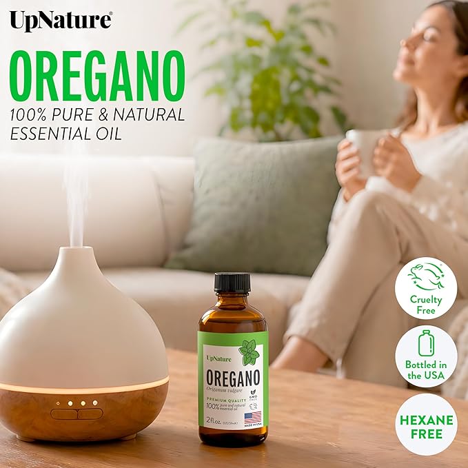 UpNature Oregano Oil - 100% Pure Oregano Essential Oil 2oz
