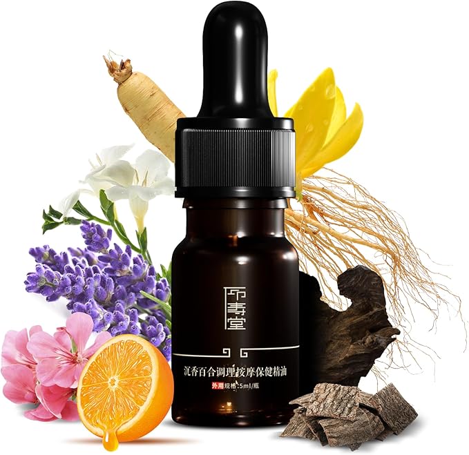 Tranquility Sleep Essential Oil Blend – Agarwood, Lavender & Ylang Ylang for Bedtime Relaxation, Calming & Deep Sleep – 5ml Natural Skin-Safe Aromatherapy by Asanté Labs (0.17 Fl Oz (Pack of 1))