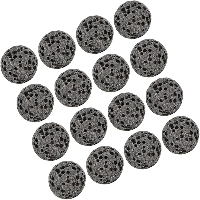 33pcs Volcanic Rock Aromatherapy Diffuser Stones Black Natural Lava Stone Decoration Car Essential Oil Fragrance Diffuser Accessories
