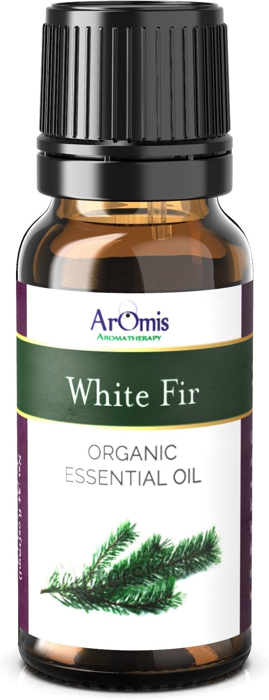 ArOmis White Fir Essential Oil - Organic - 100% Pure Therapeutic Grade - 10ml (.34 Fl Oz) - ArOmis ArOmatherapy