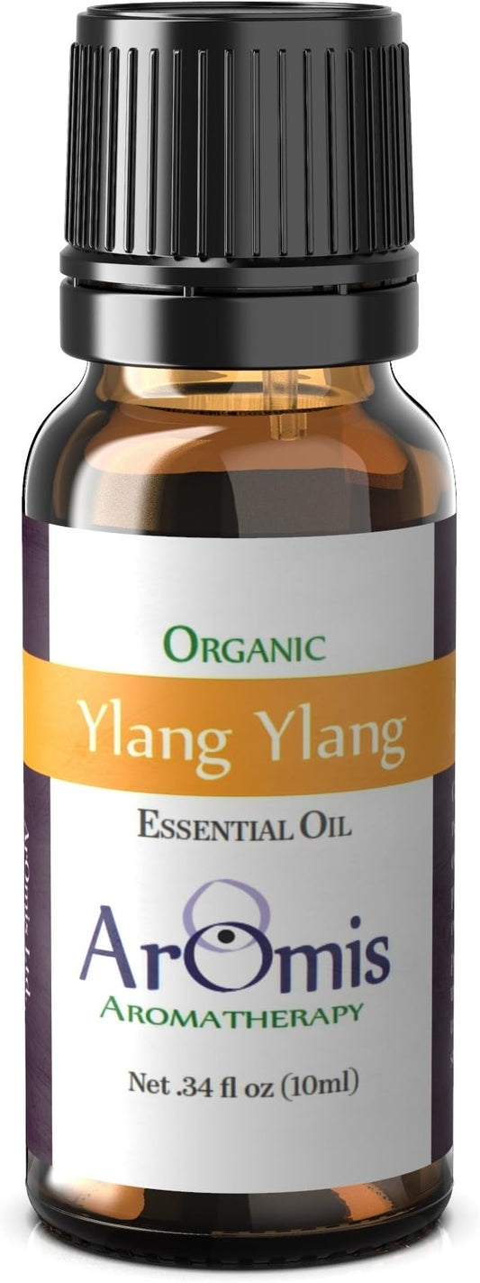 ArOmis Ylang-Ylang Essential Oil - 100% Pure Therapeutic Grade - Undiluted, Premium Oil - 150 Micron Filtered, Perfect for Aromatherapy Diffusers (10ml / .34 fl oz)