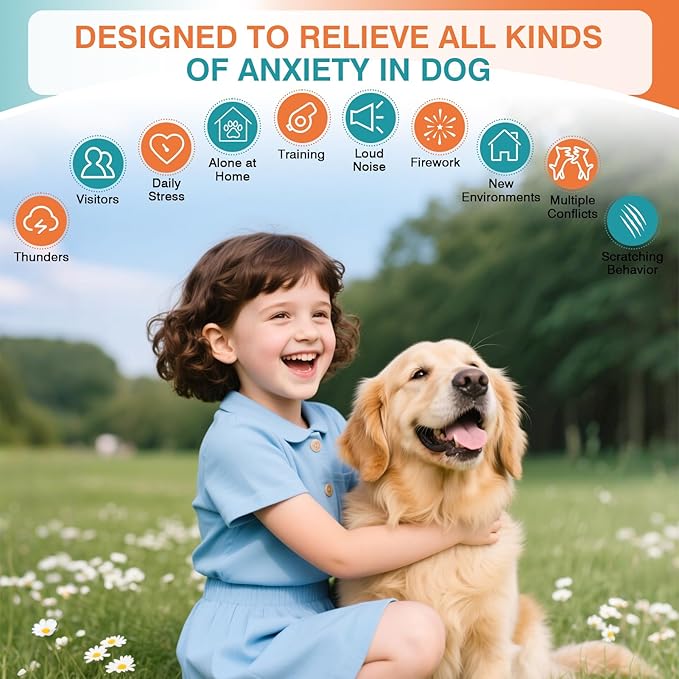 Dog Calming Pheromones Diffuser to Calm Pet 5 in 1 Advanced Kit (2 Plug in+3 Pack 48ml Refill) Appeasing Pheromone Diffuser for Anxiety ReliefReduce Aggression Fighting Barking Stress