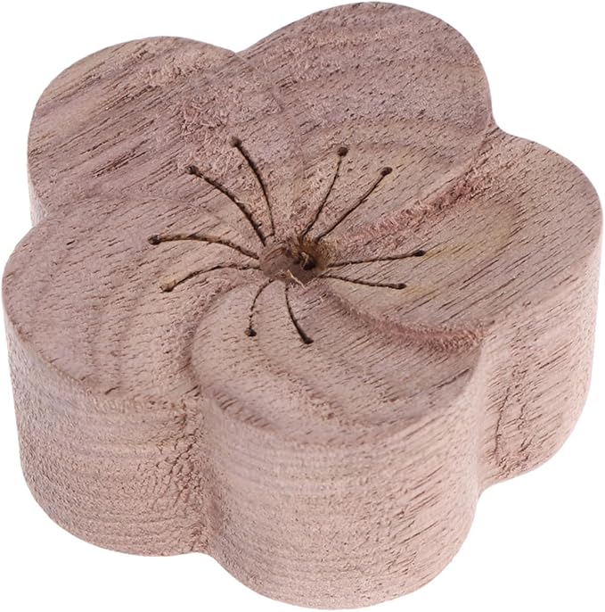 Yardwe Plum Blossom Walnut Wood Essential Oil Diffuser Aromatherapy Wood Diffuser for Home Office Bedroom Sleep and Air Freshening