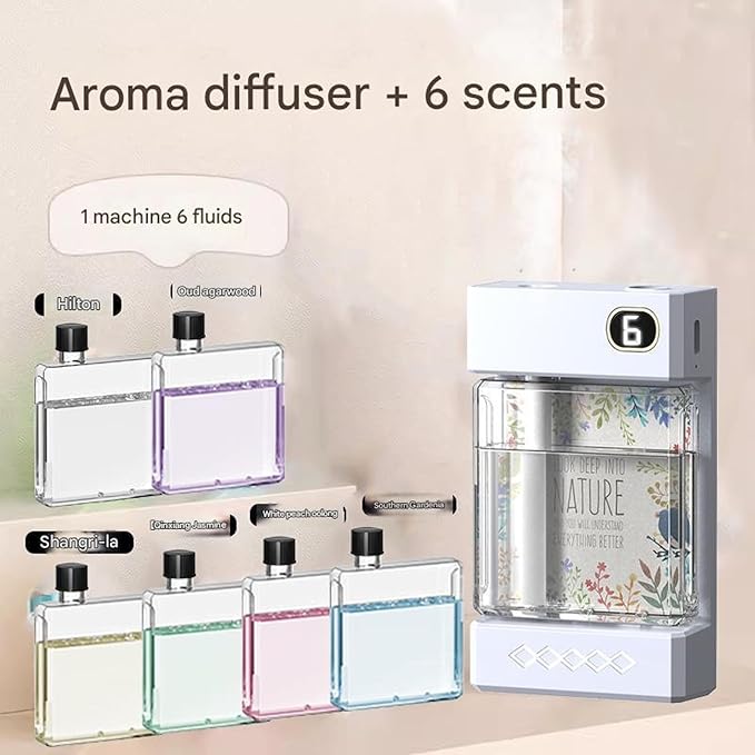 Scent Diffuser 500ml Essential Oil Machine for Home and Offices Smart Waterless Essential Oil Machine Large Room