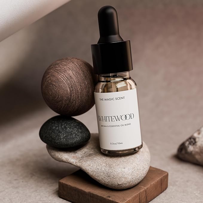 The Magic Scent Whitewood Diffuser Oil - Hotel & Home Luxury Scents Inspired by 1 Hotel Miami, Compare to My Way Diffuser Oil Scents for Home, Designed for Use in All Diffusers - 0.3 fl oz, 10 mL