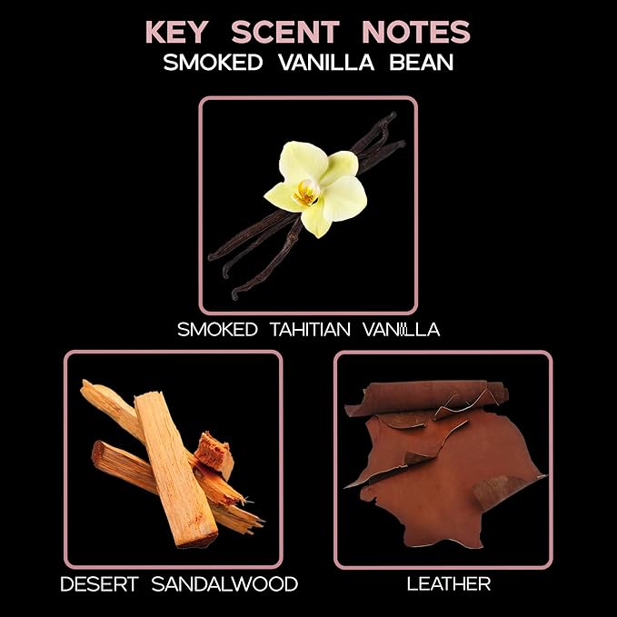 LOVSPA Smoked Vanilla Diffuser Oil - Luxury Essential Oils for Diffuser Refill & Air Freshener Room Spray - Long-Lasting & Natural Home Fragrance, Scented Oil for Diffusers, USA Made, 4oz