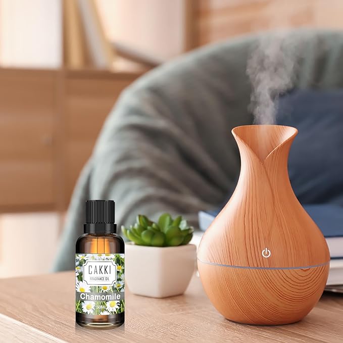 Essential Oils for Diffusers for Home, Scent-Chamomile, Single Large Size 50ml, Cakki Fragrance Oils, for Candle Making, for Soap Making, Diffuser Oil Scents