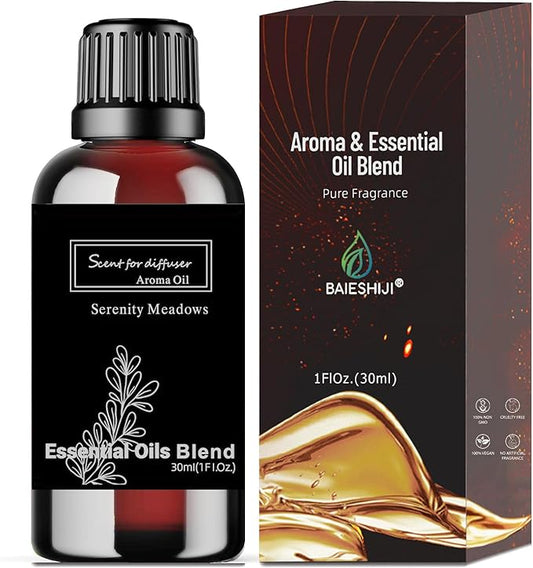 Serenity Meadows Essential Oil Inspired by Westin Hotel for Diffusers - Pure Orange and Lily of The Valley Scent - Home Luxury & Hotel Diffuser Oil - 30ML