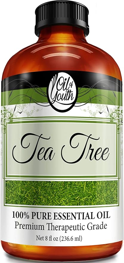 Oil of Youth Tea Tree Essential Oil - 8 Fluid Ounces Bulk
