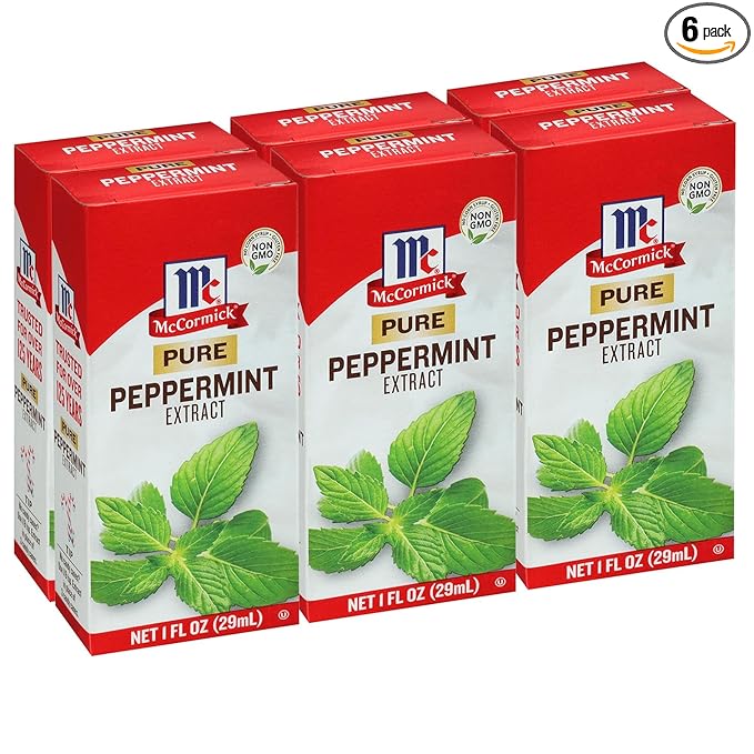 McCormick Pure Peppermint Extract, 1 fl oz (Pack of 6)