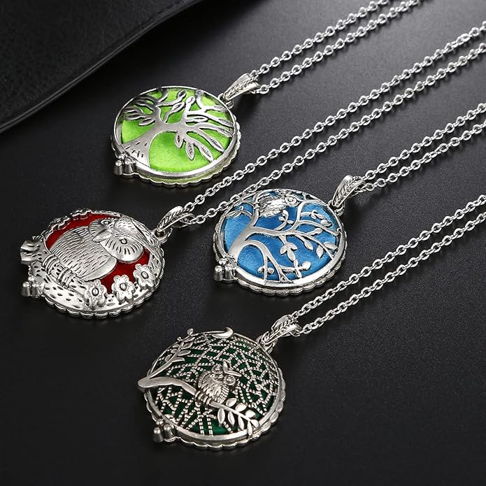 Mixed Pearl Cage Locket Pendants Set, Essential Oil Diffuser DIY Necklace Bracelet Jewelry Making Craft, Bulk Beads Aromatherapy Diffuser Charms Gifts for Women Girls
