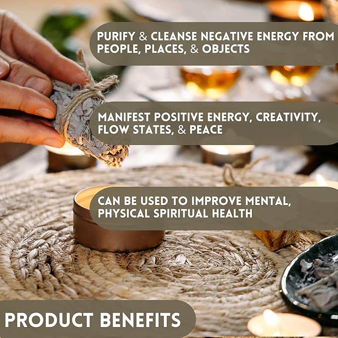 Ancient VEDA Organic Smudge Kit – Lavender, Palo Santo, Sweetgrass, Abalone Shell, Feather & Smudge Guide | Home Smudging Kit for Energy Cleansing, Meditation, Healing (Healer's Kit, Lavender Sage)