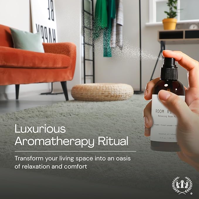 Muse Apothecary Room Ritual - Aromatic and Relaxing Room Mist, Infused with Natural Essential Oils - 4oz, Cara Orange + Fig + Blackberry Vanilla