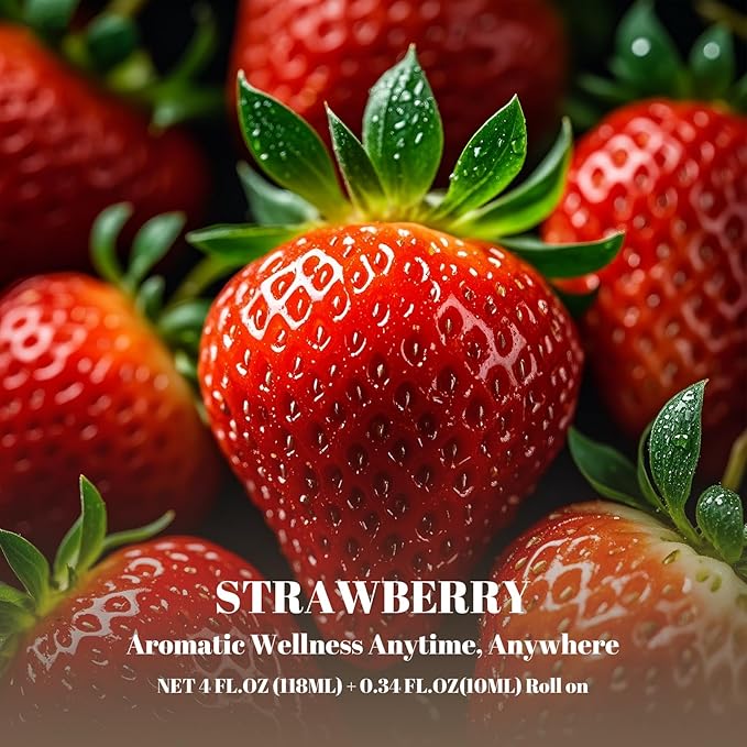 Strawberry Essential Oil,Strawberry Oils for Aromatherapy, Diffusers, Humidifiers, Home fragrances, DIY Skincare, Candle, Soap Making, Relaxation, Yoga