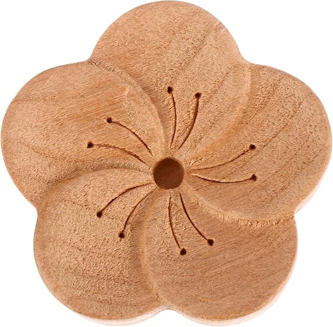 TOYANDONA Wooden Essential Oil Diffuser Cherry Blossom Scent Passive Aromatherapy Diffuser Home Fragrance Ornament for Living Room and Office Use Random Color