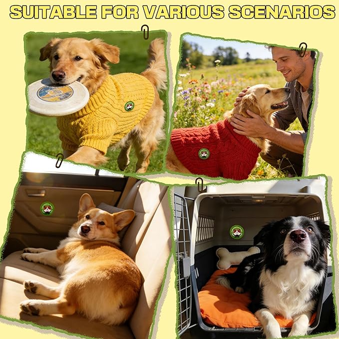 xcivi Calming Patches for Dogs, Dog Calming Diffuser, Calming Pheromones for Dogs, Non-Medicated Effective Stress Relief for Travel, Fireworks & Separation Anxiety