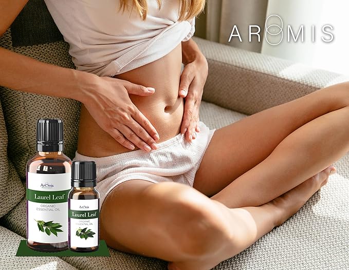 ArOmis Laurel Leaf (Bay Laurel) Essential Oil - 100% Pure & Undiluted for Aromatherapy & Diffusers - 30ml (1 Fl Oz)
