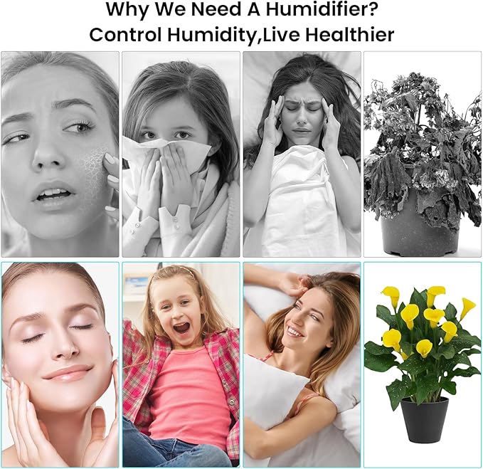 Portable Small Humidifier, WUTAER USB Personal Desktop Humidifier for Car, Office Room, Bedroom, Auto Shut-Off, 2 Mist Modes, Super Quiet(220ml, White)