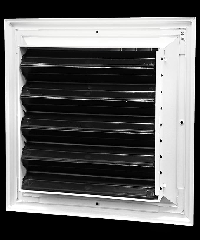 HVAC Premium 14 x 14 HVAC Vent Cover - 4 Way Supply Grille - Duct Cover & Diffuser - Low Noise - for Ceiling - with Opposing Damper Blades [Outer Dimensions: 17'' Width
