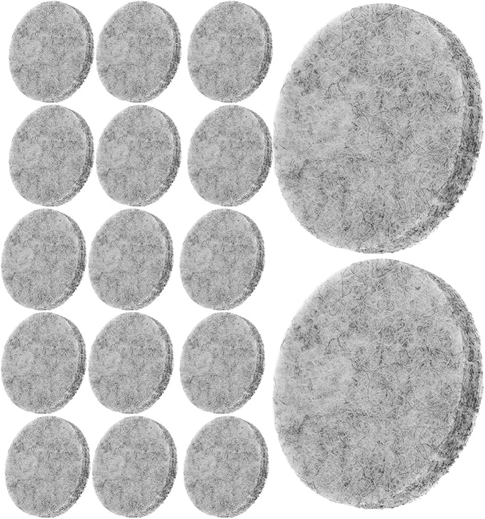 Veemoon 100pcs Round Cotton Diffuser Pads Essential Oil Refill Pads for 30mm Aroma Necklace Pendant Aromatherapy Accessories for Home and Travel Use