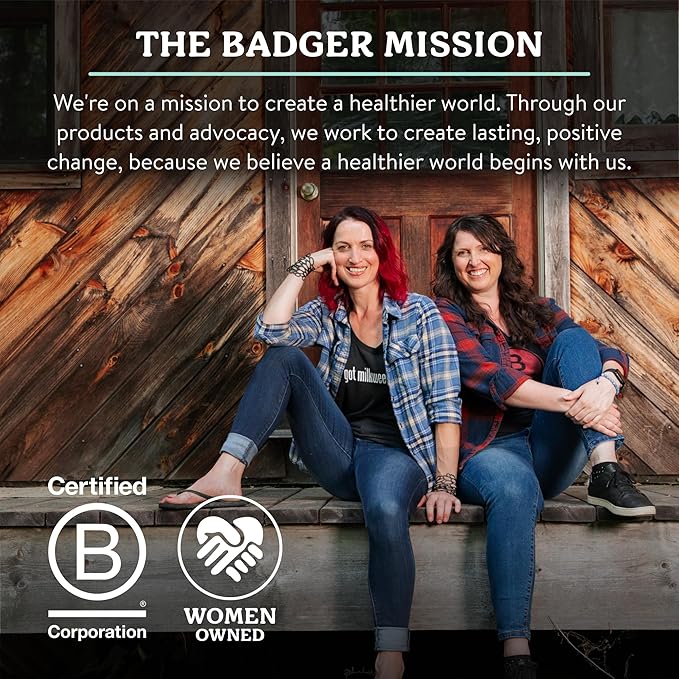Badger Sleep Balm, Organic Essential Oil Aromatherapy Natural Sleep Balm for Adults & Kids, Relaxing & Calming Lavender & Bergamot Natural Sleep Support, .75 oz Tin