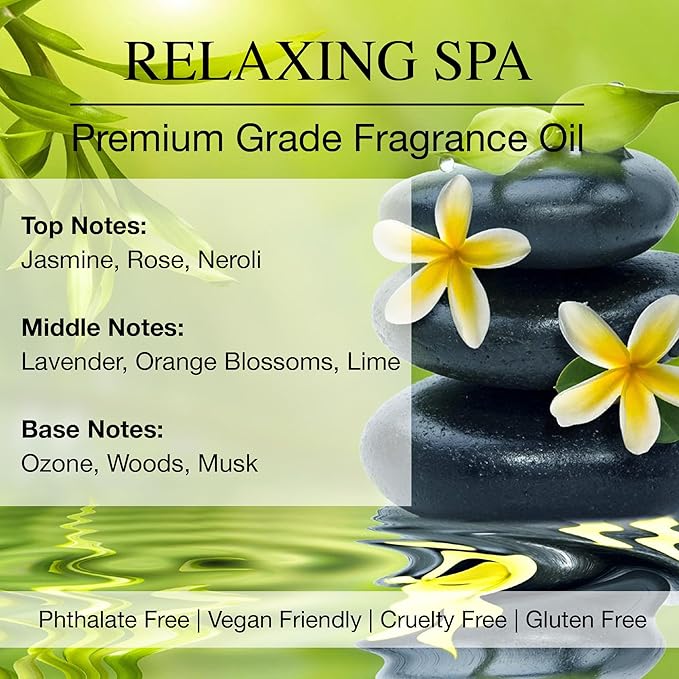Daniella's Candles Relaxing Spa Reed Diffuser Refill Oil, 3.4oz/100ml, Premium Fragrance Oil, Home Fragrance, Long Lasting, Oil for Reed Diffuser