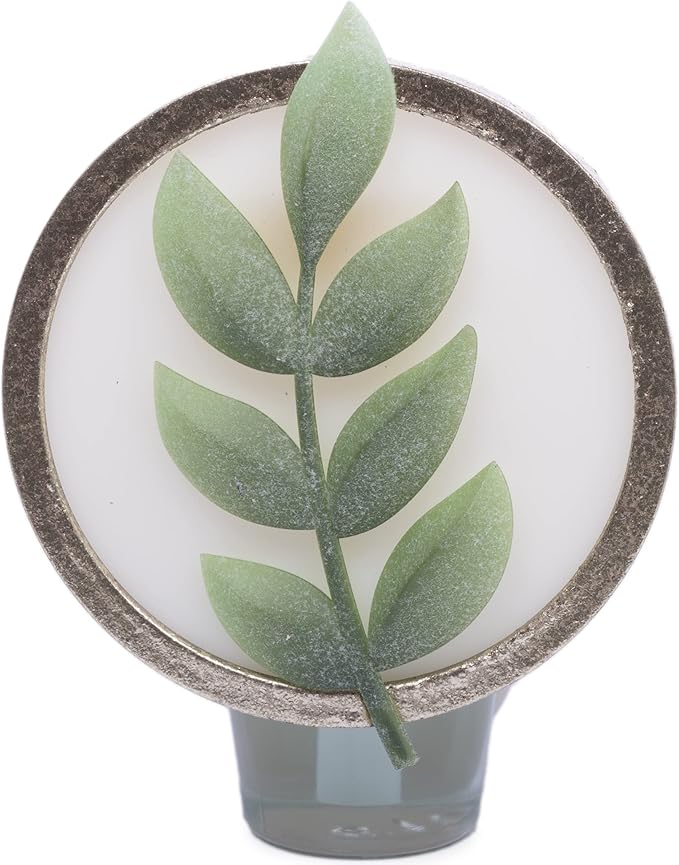 Scentsationals Plug in Decor Heater - Green Leaf - Fragrance Oil Air Freshener for Continuous Scent in Home and Bathroom