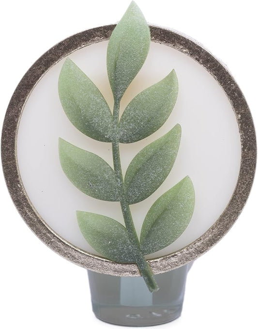Scentsationals Plug in Decor Heater - Green Leaf - Fragrance Oil Air Freshener for Continuous Scent in Home and Bathroom