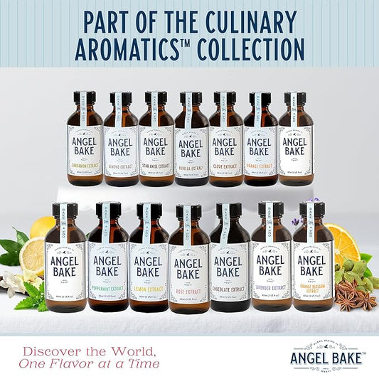 Pure Star Anise Extract for Baking and Mixology - 100 Servings Culinary Aromatics, Kosher, Keto Friendly, Vegan & Gluten-Free for Cooking, Desserts, Drinks (2 Oz Extract with Latex-Free Dropper & Spritzer)