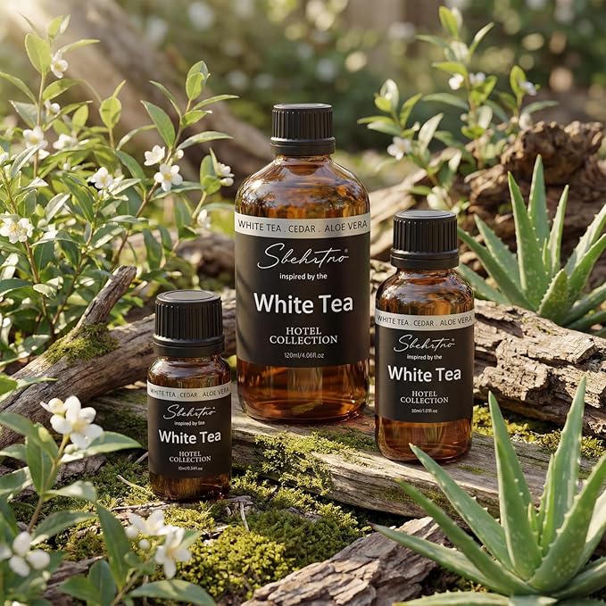 Hotel Collection Diffuser Oil – Inspired by The White Tea Hotel Scent Long-Lasting Home Fragrance for Diffusers & Machines (16.9 Fl Oz (Pack of 1))