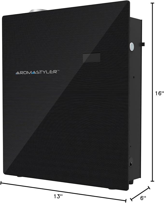The AirScent Beta HVAC Waterless Diffuser for Homes, Offices and Large Rooms - 500 mL Capacity - Black - Smart Cold Air Diffuser Technology
