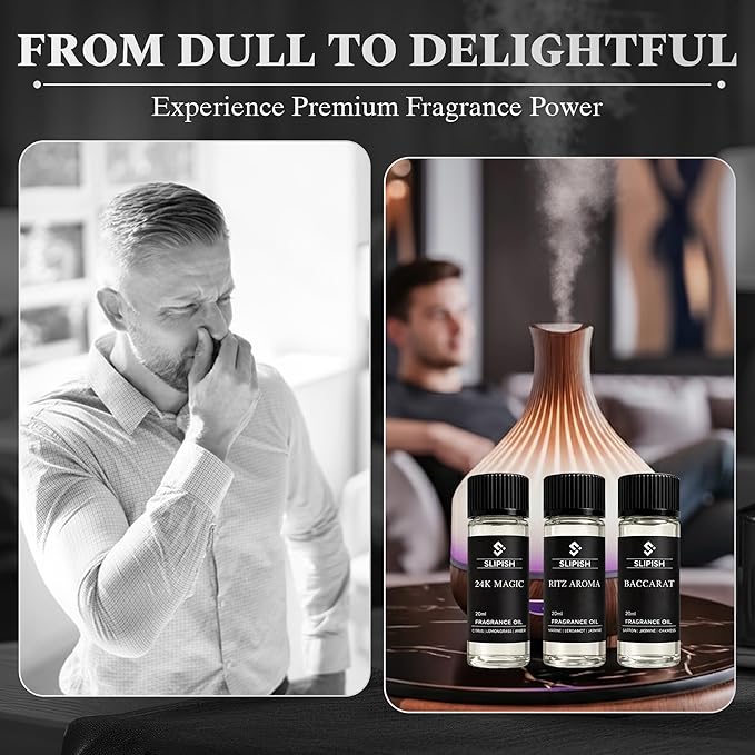 Hotel Diffuser Oil Discovery Kit – 5 × 20ml Fragrance Oils | Inspired by Elite 5-Star Hotel Scents | Aromatherapy Oils for Home, Office & Car Diffusers | Saffron, Leather, Sandalwood & More