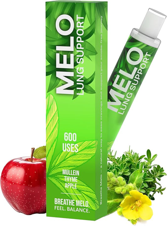 Nicotine Free Vapors Pens - Lung Detox & Cleanser Support with 600 Uses, Natural Apple, Thyme & Mullein Herbal Pen, Quit Smoking Inhaler Stick - All Natural, Healthy Inhaler