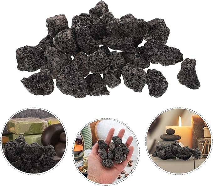 Ciieeo Volcanic Stone Aromatherapy Diffuser 300g Natural Volcano Rock Fragrance Stone for Home Office Relaxation