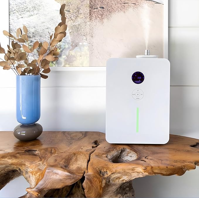 LuxScent Collection Bellagio, HVAC Aroma Diffuser, Nanotechnology Scenting System for Home, Office or Business (White)
