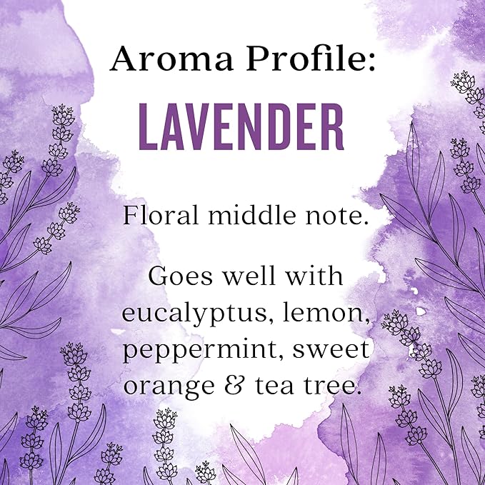 Aura Cacia Body Oil, Relaxing Lavender, 8 Fluid Ounce (Pack of 2)