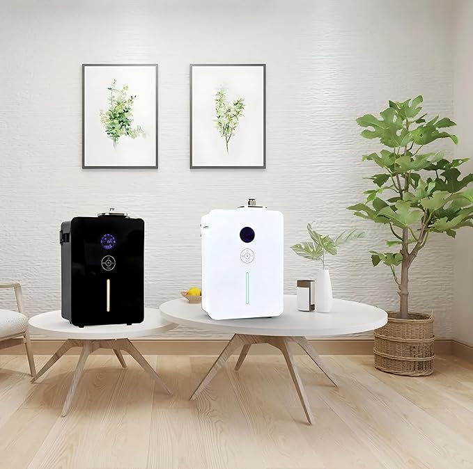 LuxScent Collection Bellagio, HVAC Aroma Diffuser, Nanotechnology Scenting System for Home, Office or Business (Black)
