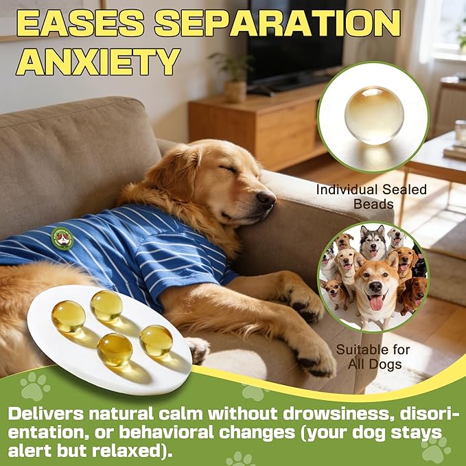xcivi Calming Patches for Dogs, Dog Calming Diffuser, Calming Pheromones for Dogs, Non-Medicated Effective Stress Relief for Travel, Fireworks & Separation Anxiety