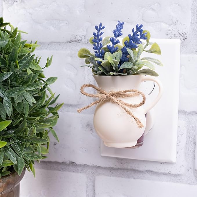 Scentsationals Plug in Decor Heater - Lush Lavender - Fragrance Oil Air Freshener for Continuous Scent in Home and Bathroom