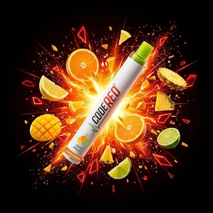 Code Red V-Aid OMG Fruit Herbal Stick - Portable Herbal Stick with Ginseng, Guarana, Ginkgo Biloba and Essential_Oil - Companion for Daily Routines (1 Count)