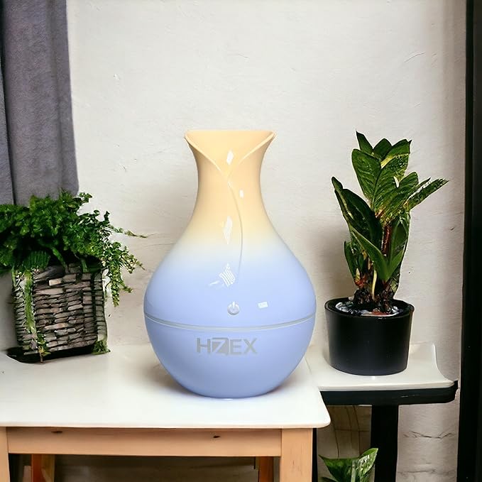 HZEX Spiral Essential Oil Diffuser with 7 Color Changing Lights and 5V USB Cable for Home Office, 130ml Mist Humidifier Silent Aroma Diffusers, Variant Colors (Spirit)