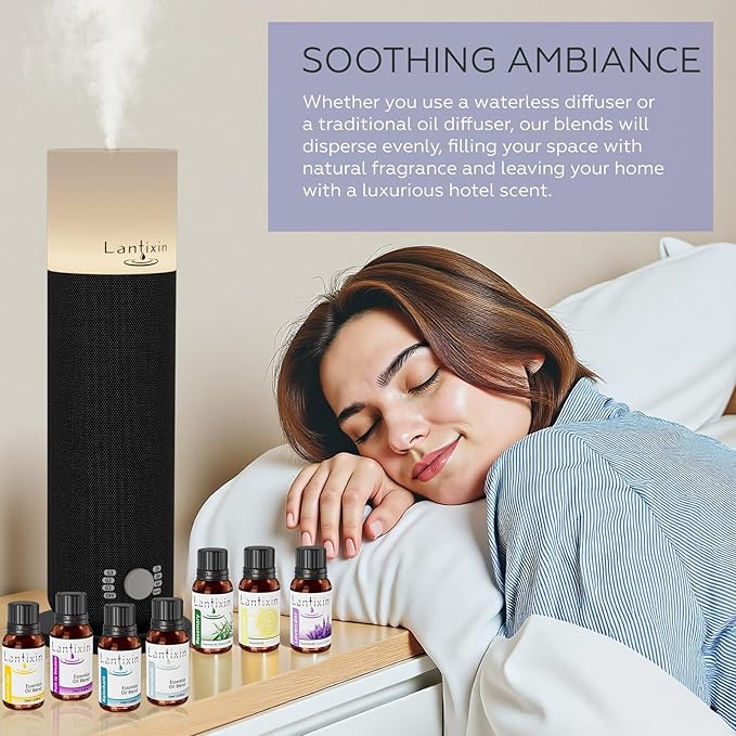 Lantixin 100% Pure Eucalyptus Essential Oil – Natural Undiluted Scent for Diffuser – Clearing & Refreshing Home Fragrance for Ultrasonic Diffusers, Meditation & Crafting – 0.5 fl oz(Eucalyptus)